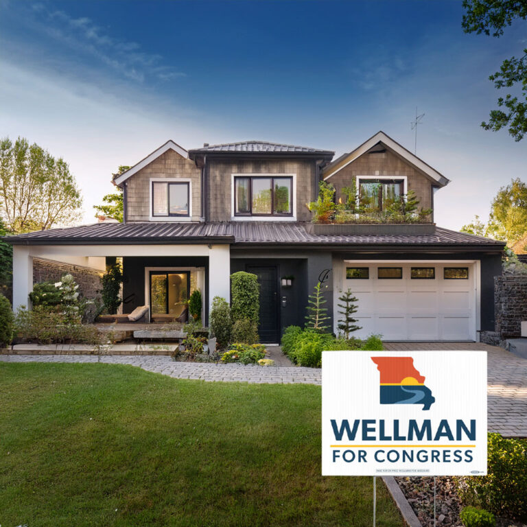 Wellman for Congress Yard Sign