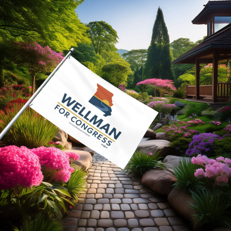 Wellman for Congress Flag