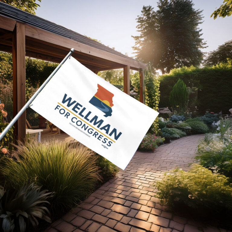 Wellman for Congress Flag